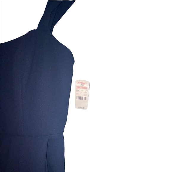 Xscape Formal Navy Double Strap Dress - Picture 7 of 7
